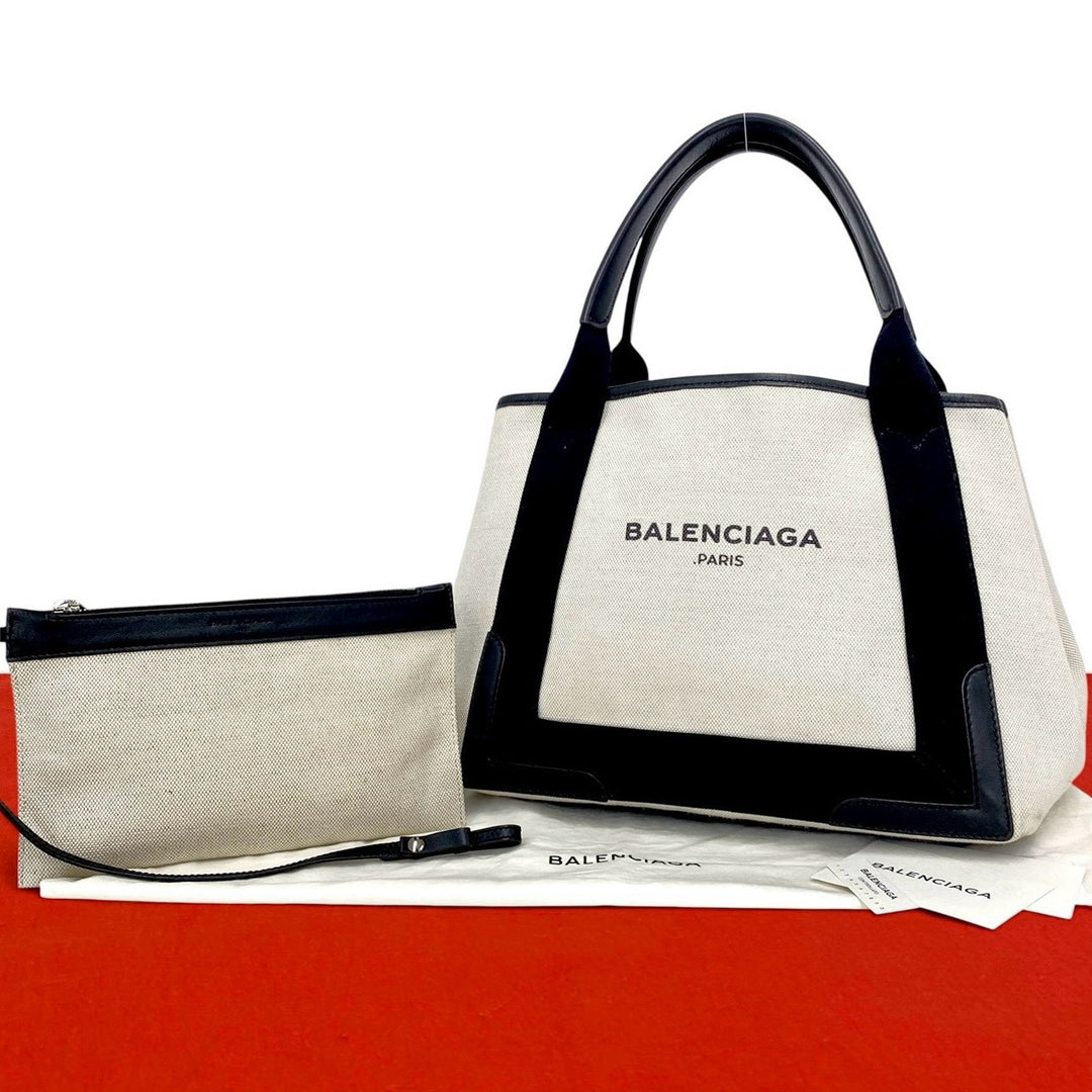 handbag balenciaga navy cabas