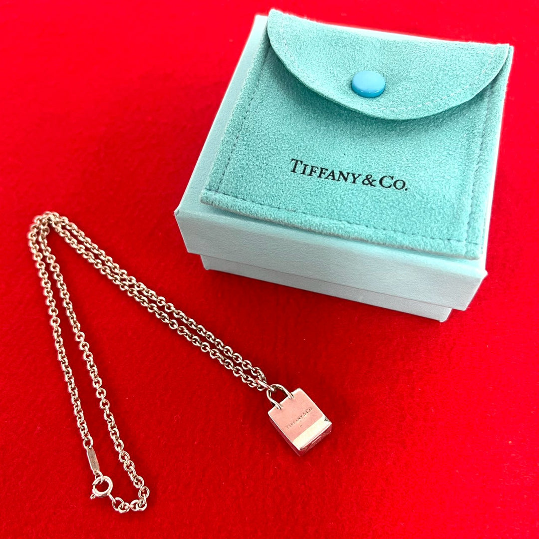 necklace tiffany shopping bag necklace