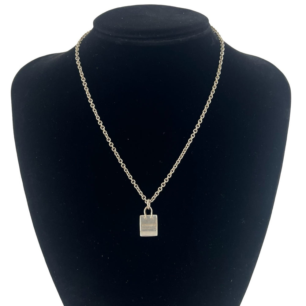 necklace tiffany shopping bag necklace