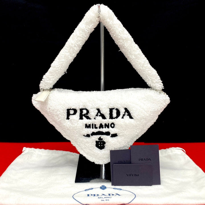 手提包 Prada 三角毛圈布