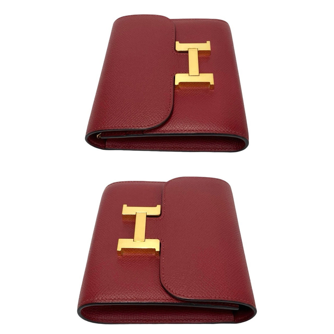 Bifold wallet Hermes Constance compact