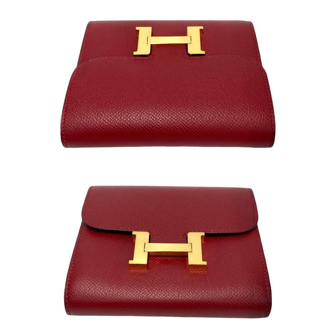 Bifold wallet Hermes Constance compact