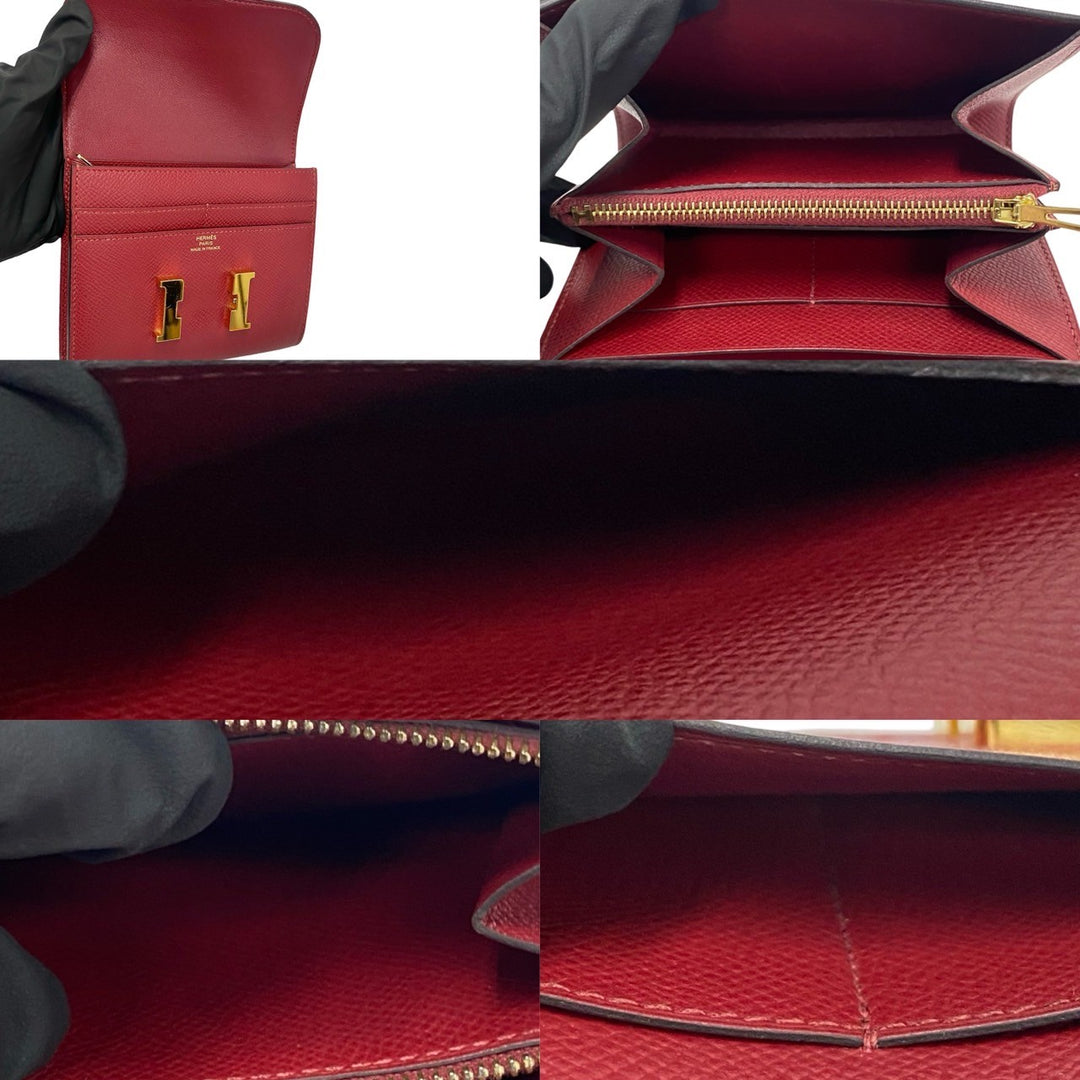 Bifold wallet Hermes Constance compact