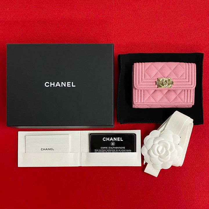 三折錢包 Chanel Boy Chanel