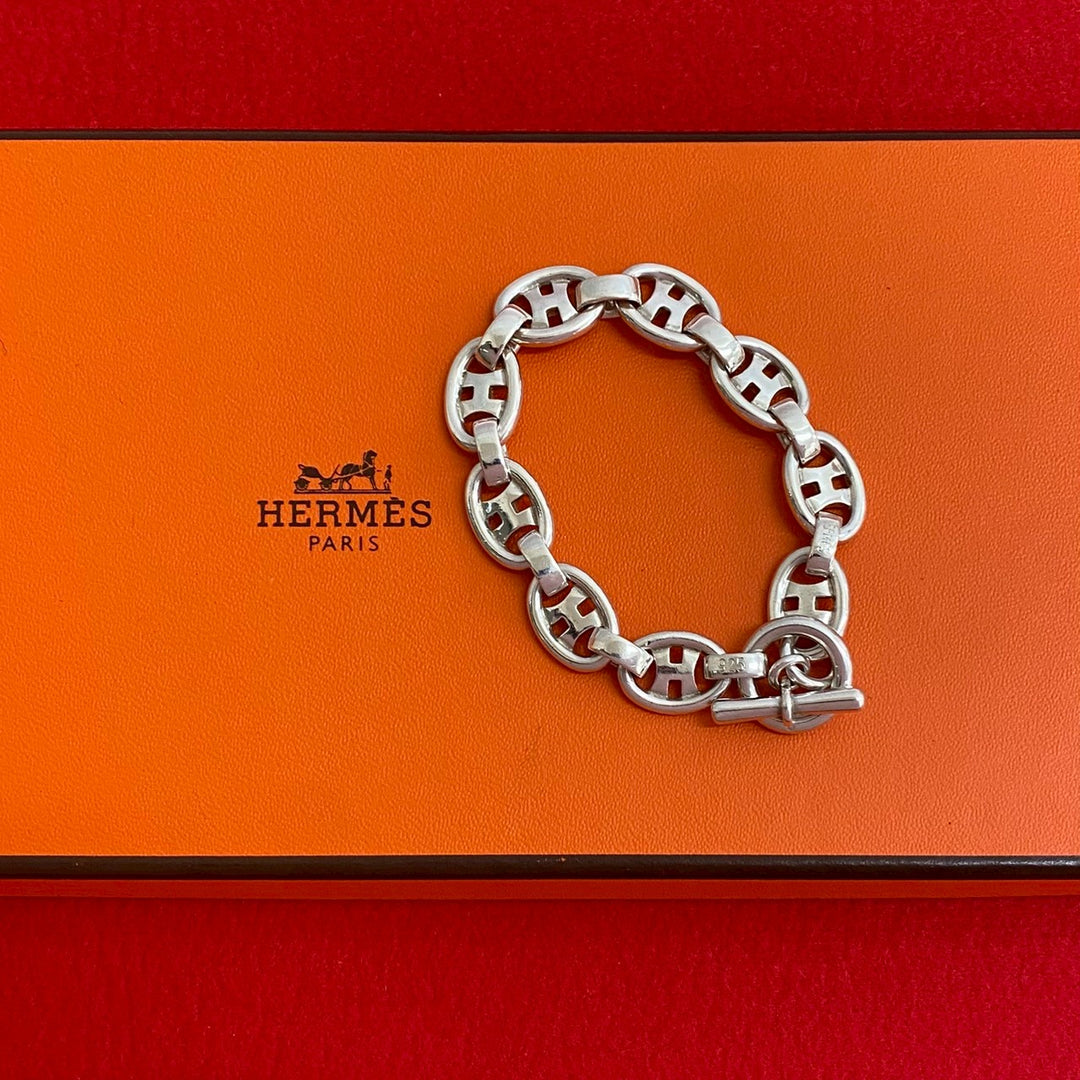ブレスレット エルメス H ロゴ ブレスレット