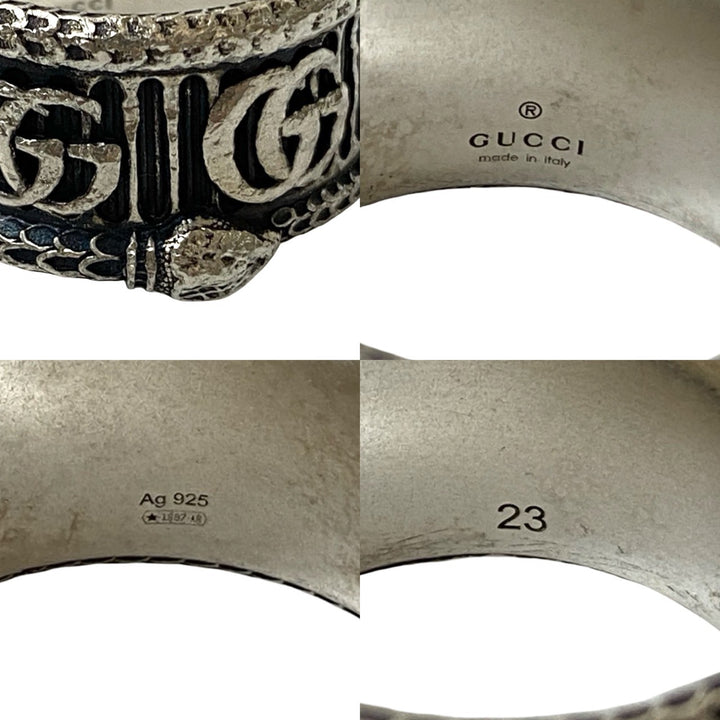戒指 Gucci 雙 G 蛇形戒指