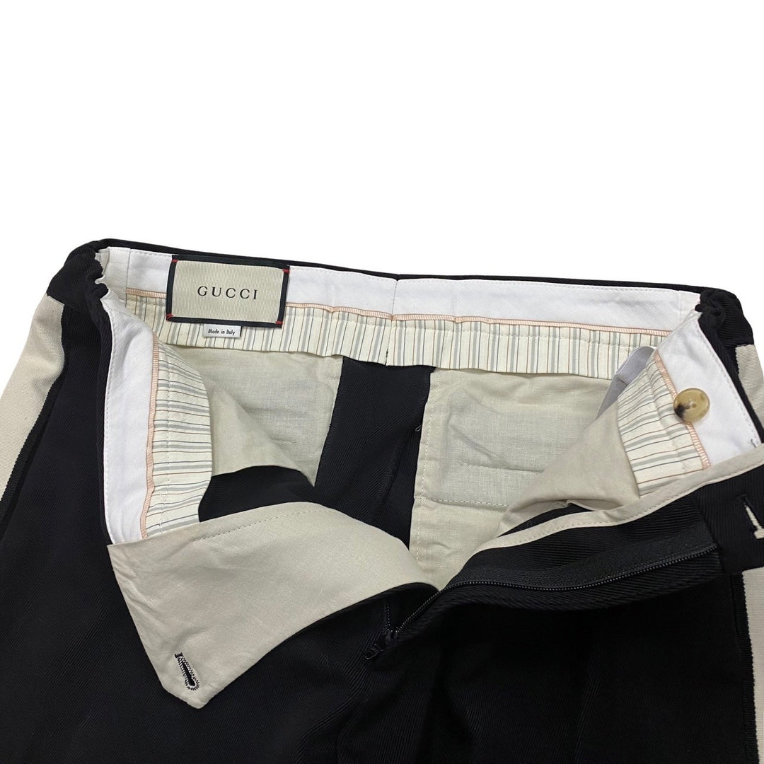 斜紋棉布褲 gucci