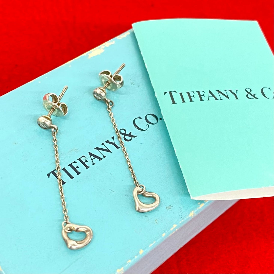 Earrings Tiffany Open Heart Drop Earrings