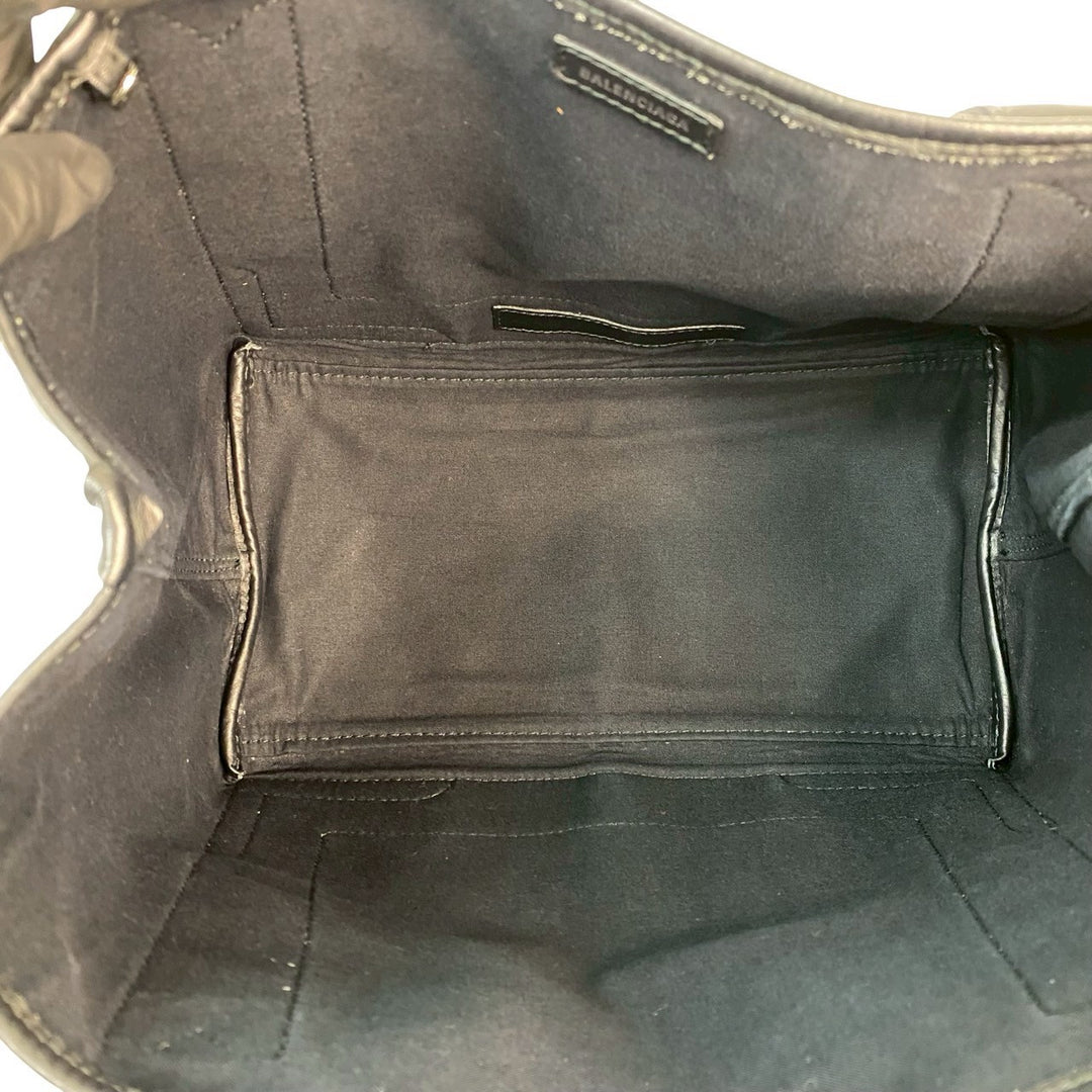 トートバッグ バレンシアガ ネイビーカバス S