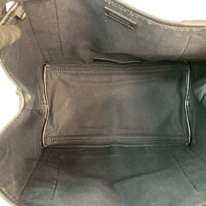 トートバッグ バレンシアガ ネイビーカバス S