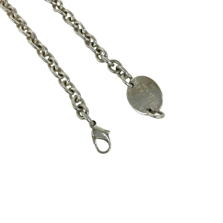 Necklace Tiffany Return Toe Oval Tag Necklace