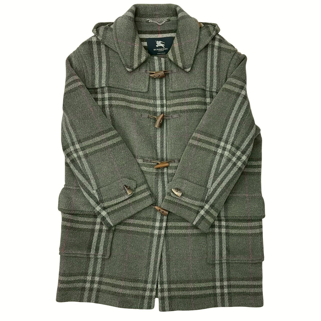 粗呢大衣 burberry