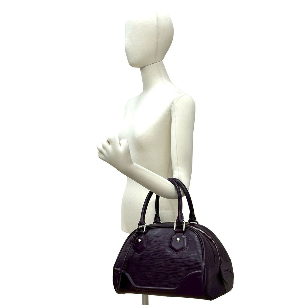 Handbag Louis Vuitton Bowling Montaigne PM