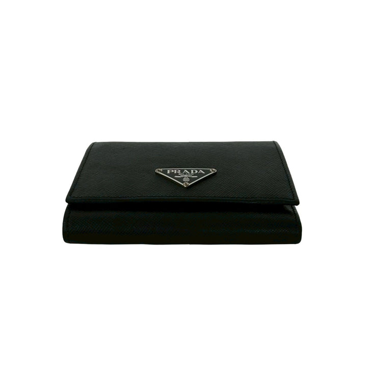 trifold wallet prada