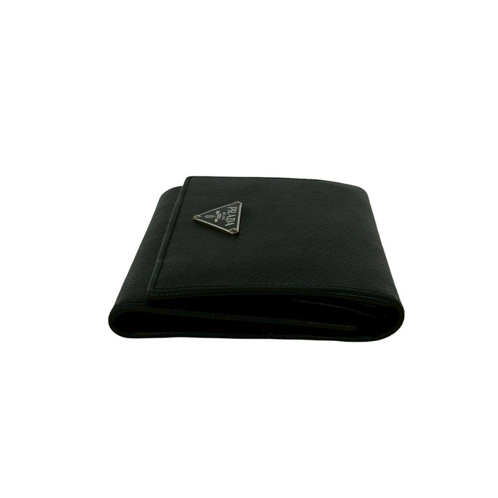 trifold wallet prada