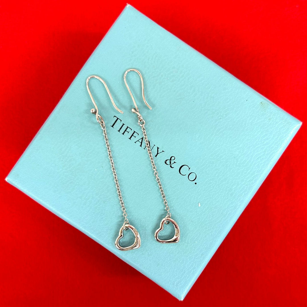 earrings tiffany open heart earrings