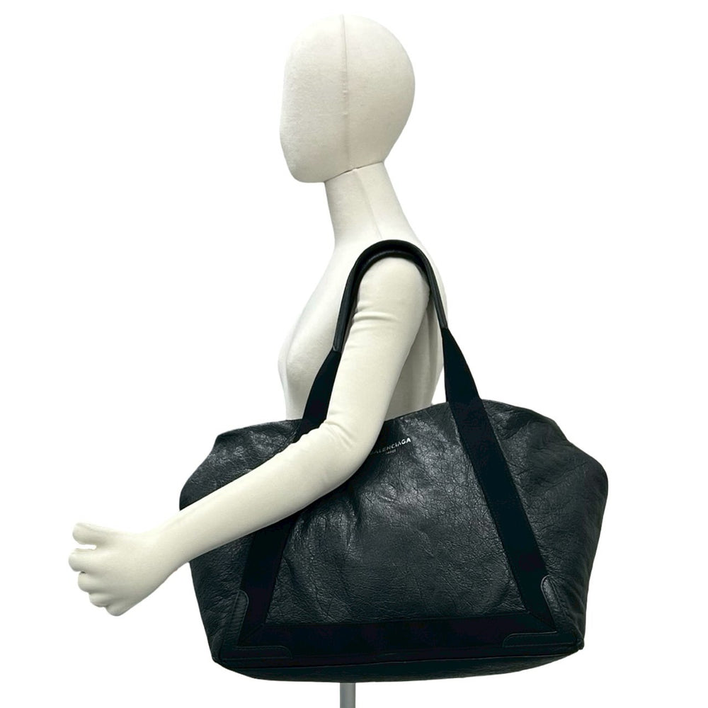 Tote bag Balenciaga navy cabas M
