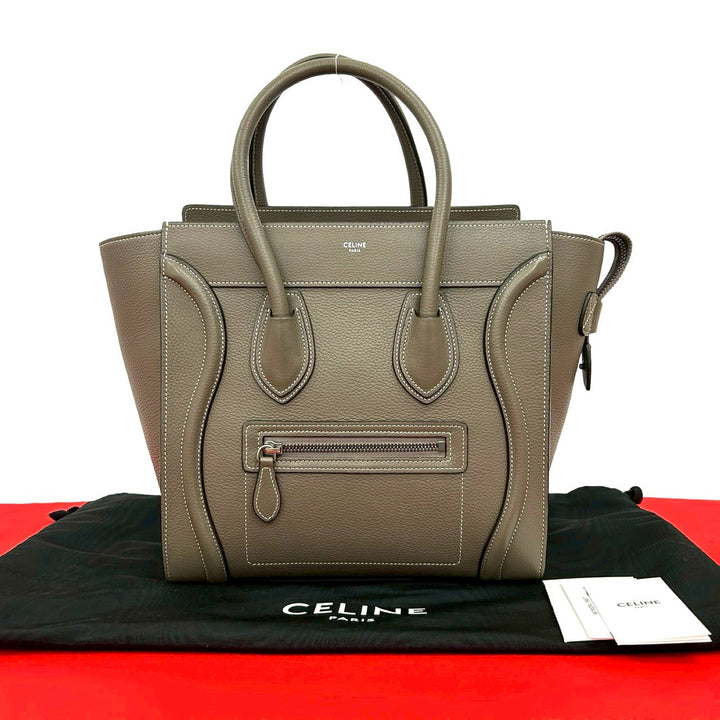 handbag celine luggage micro shopper