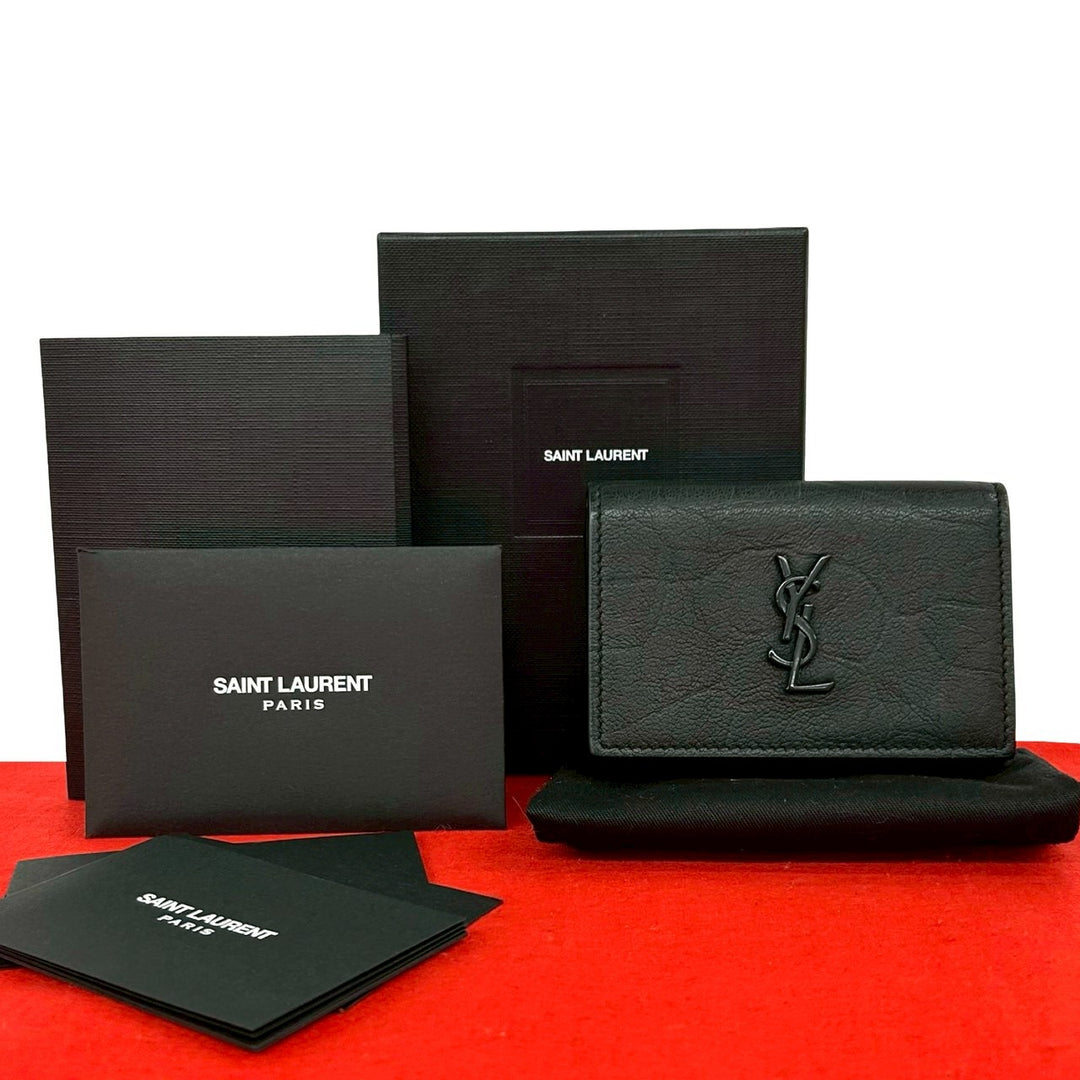 trifold wallet saint laurent paris