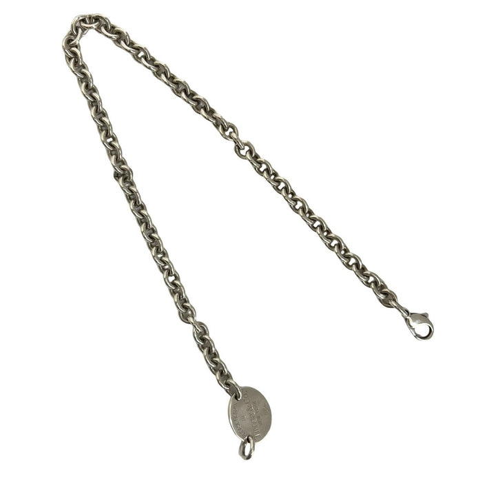 necklace tiffany return toe oval