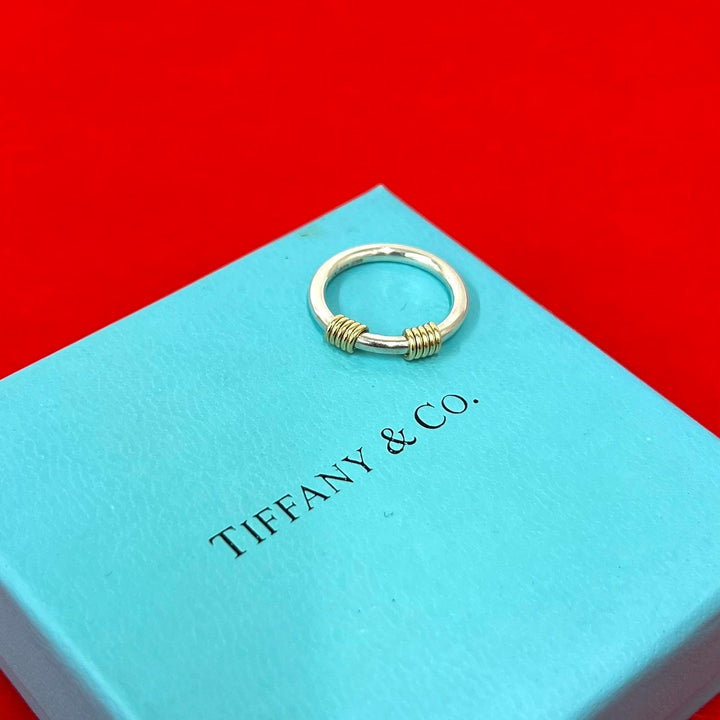 Rings Tiffany Band With 2 Wire Ring