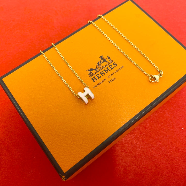 項鍊 Hermes Mini Pop 灰
