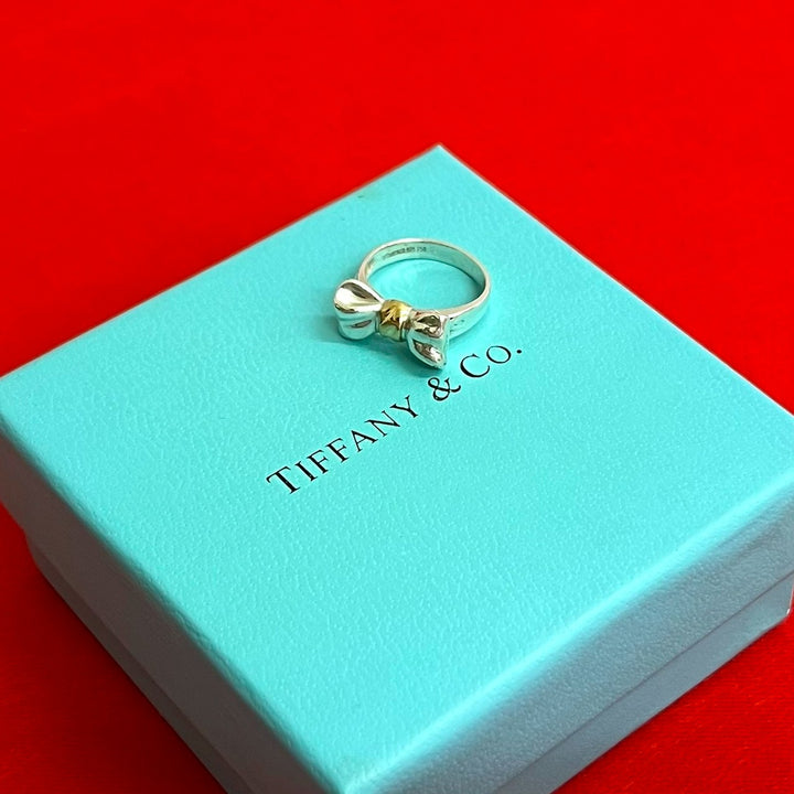 Rings Tiffany Ribbon Combination Ring