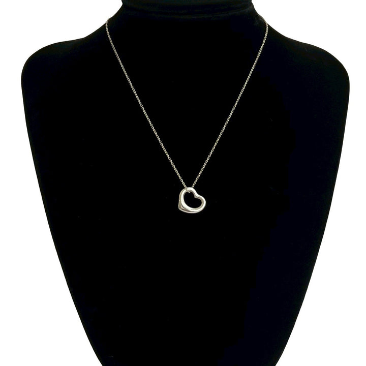 necklace tiffany open heart necklace