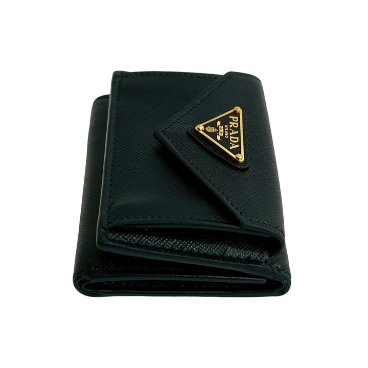 trifold wallet prada