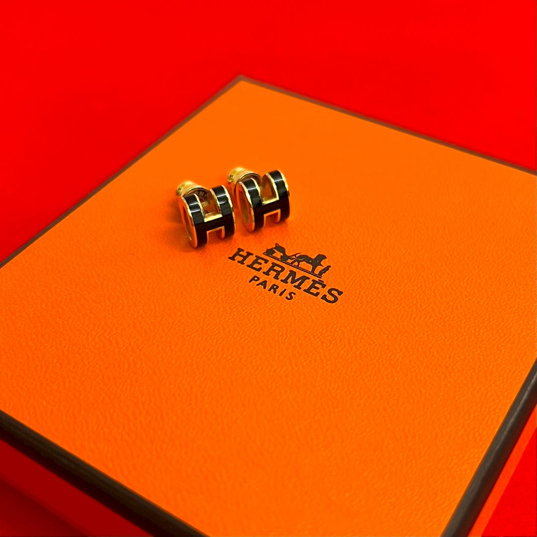 earrings hermes mini pop ash