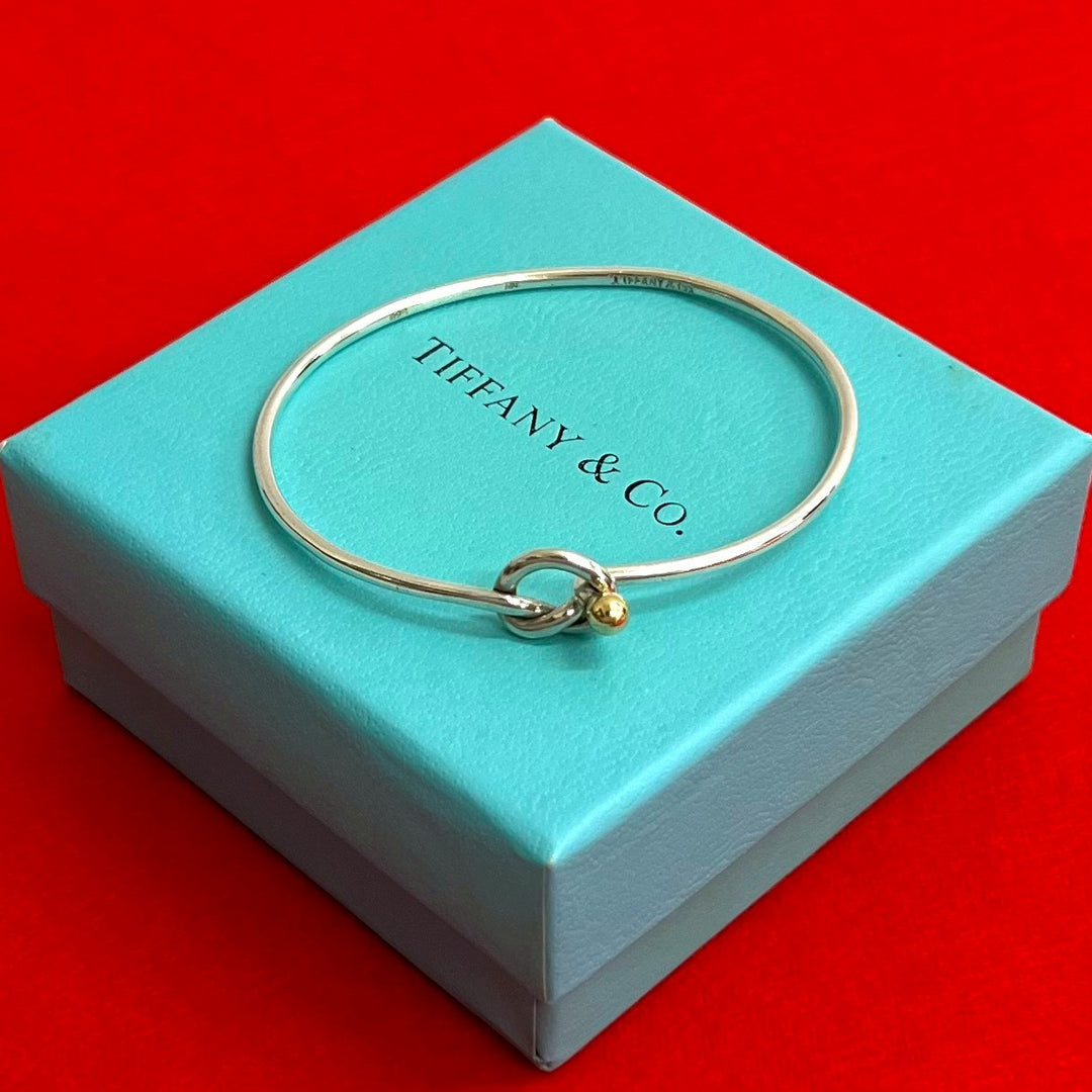 Bangle Tiffany Hook & Eye Love Knot Bangle