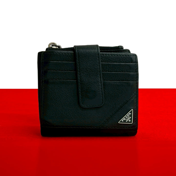 bifold wallet prada