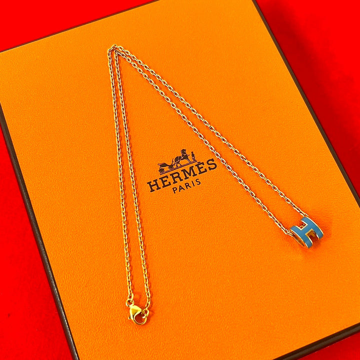 necklace hermes mini pop ash