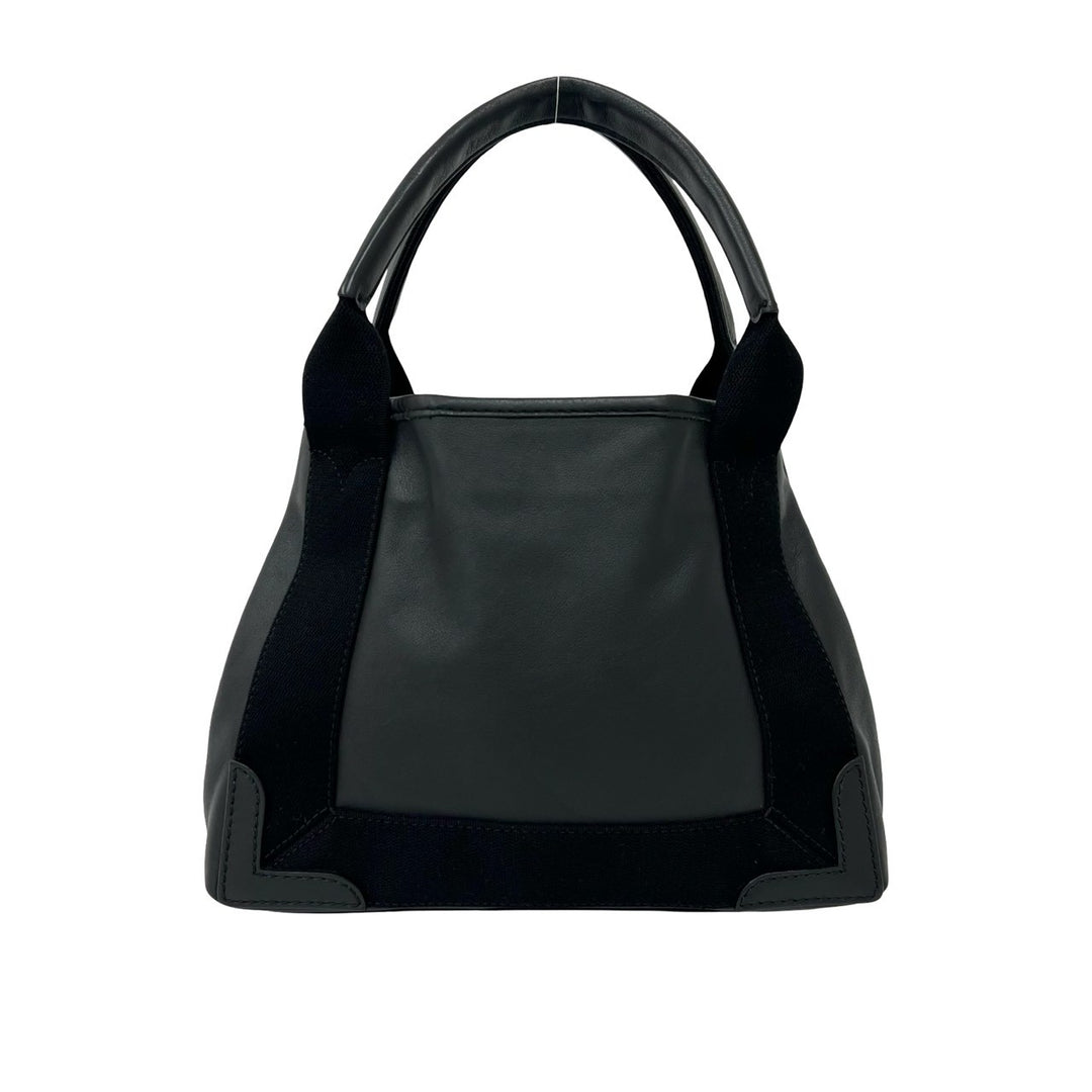 Shoulder bag Balenciaga navy cabas XS