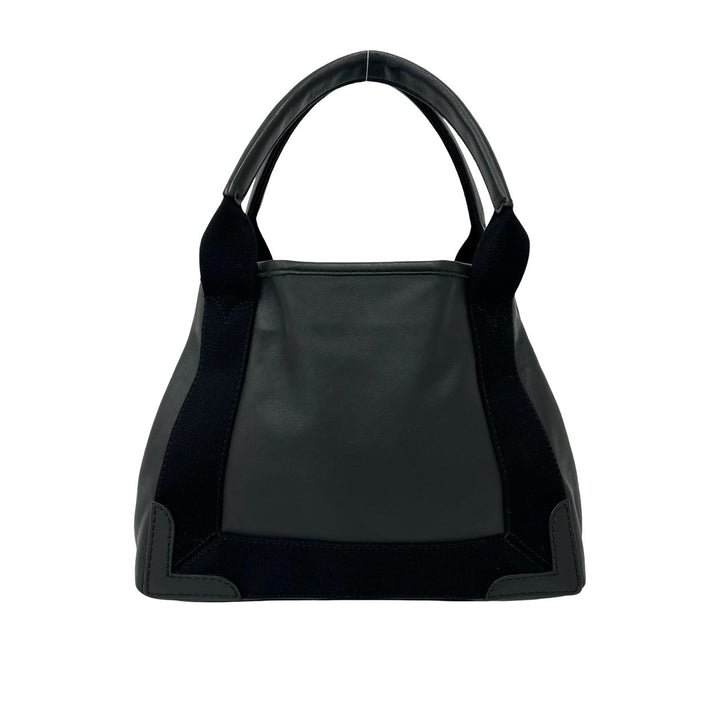 Shoulder bag Balenciaga navy cabas XS