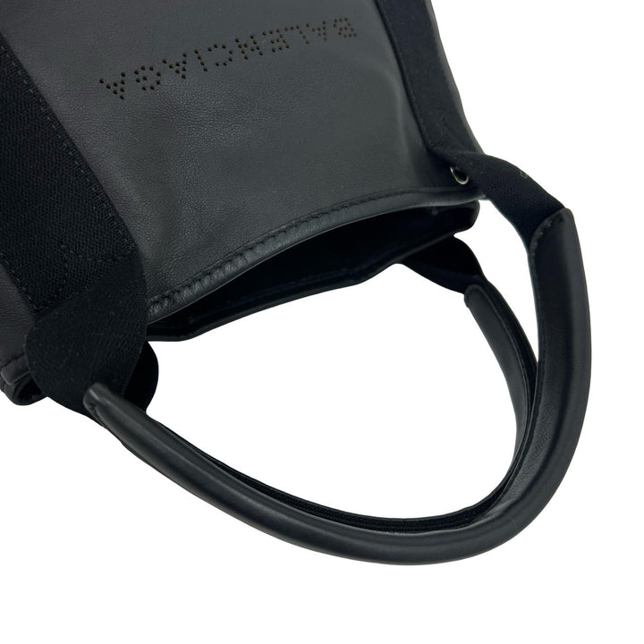 Shoulder bag Balenciaga navy cabas XS