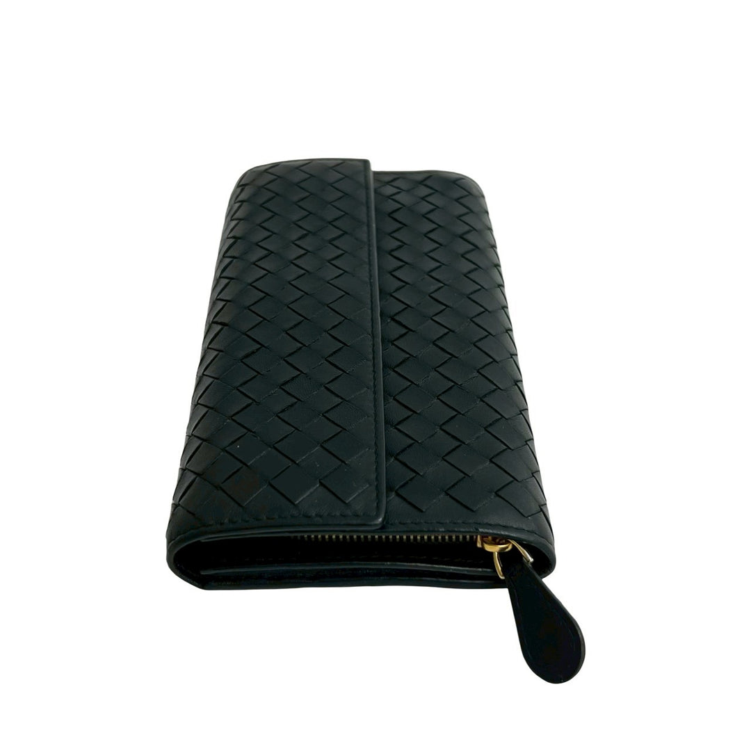long wallet bottega veneta
