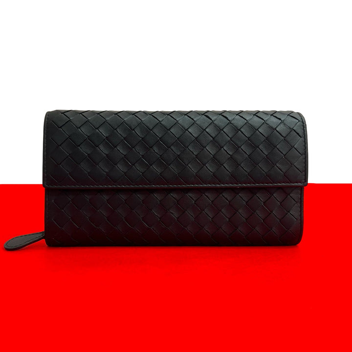 long wallet bottega veneta