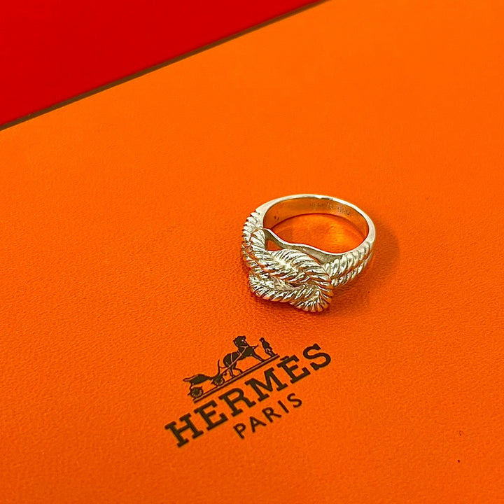 Rings Hermes Audienne Twisted Rope