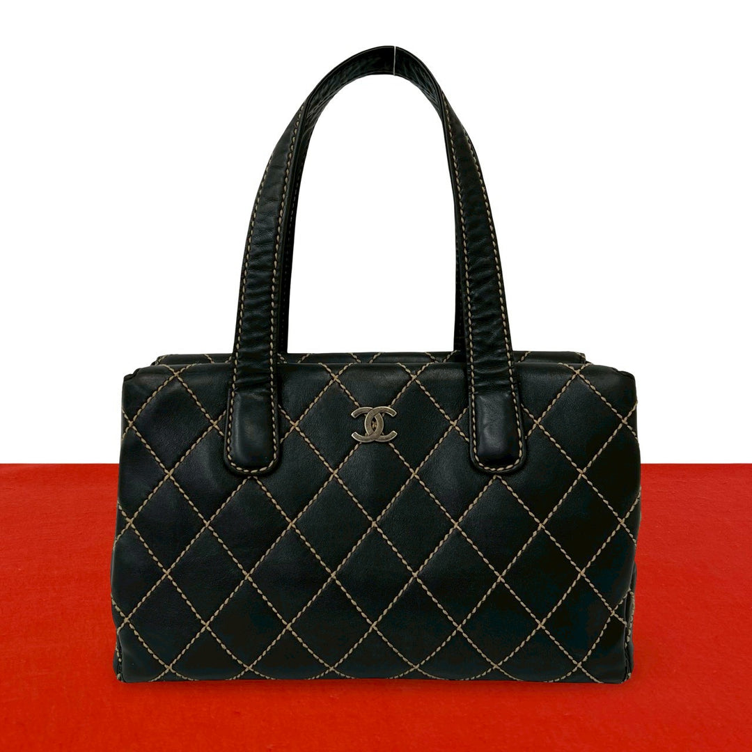 トートバッグ シャネル ワイルドステッチ