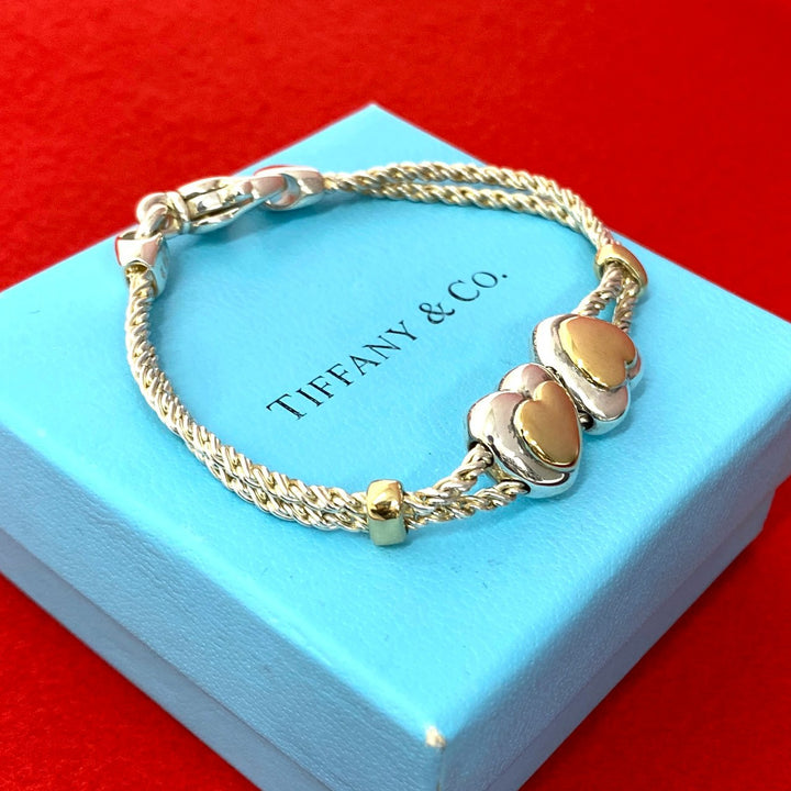 blurRubbingTiffany Double Rope Heart BureRubbingCut