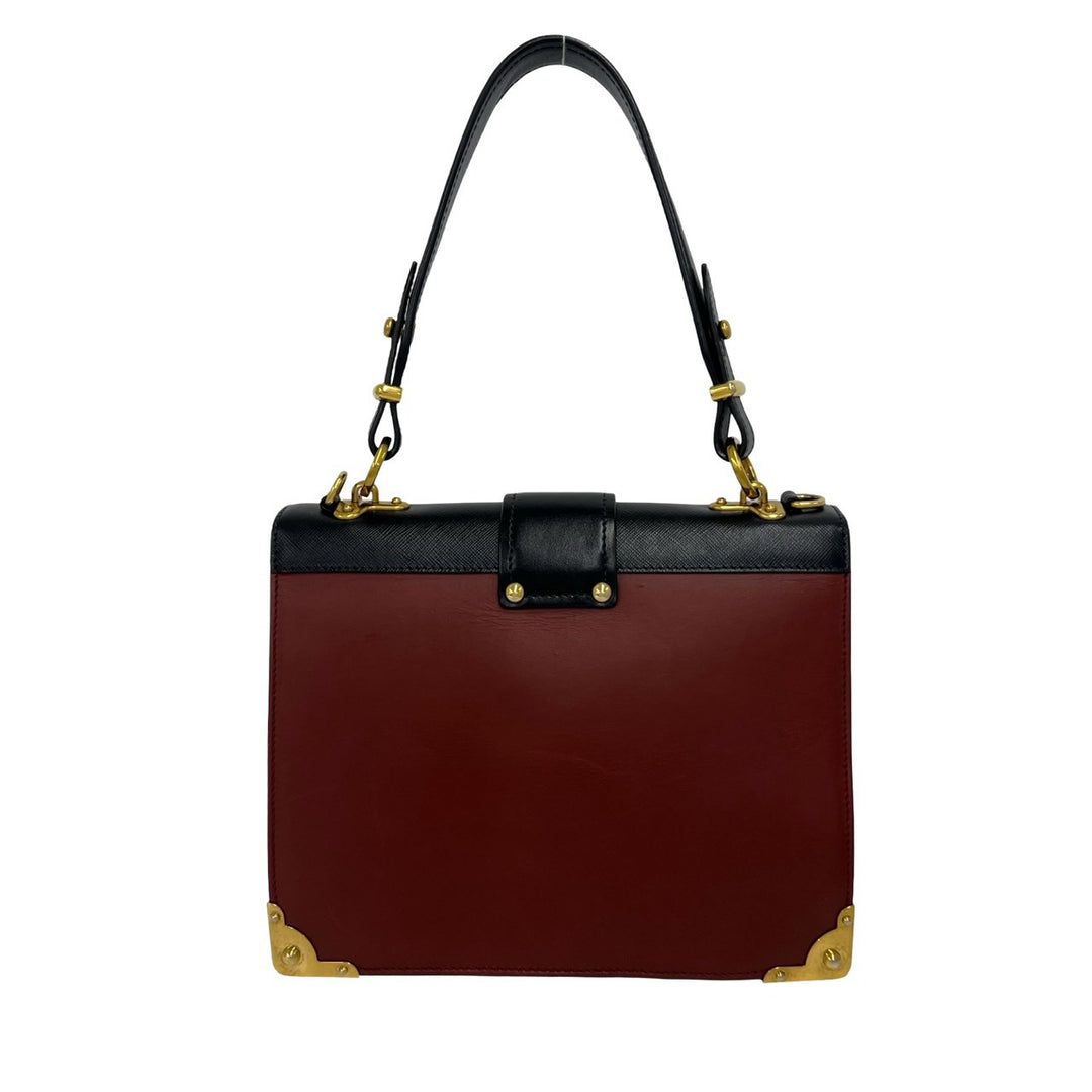 shoulder bag prada cahier lion head