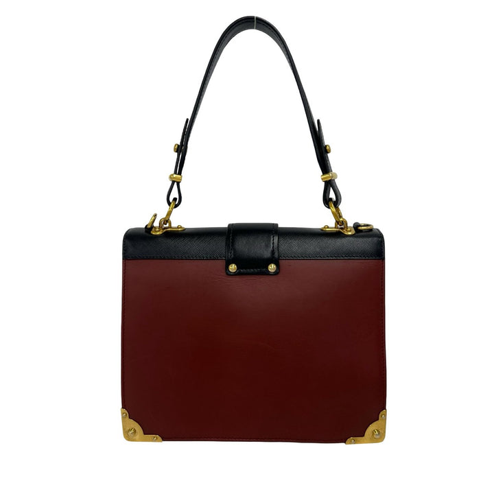 shoulder bag prada cahier lion head