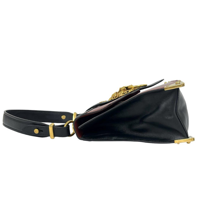 shoulder bag prada cahier lion head
