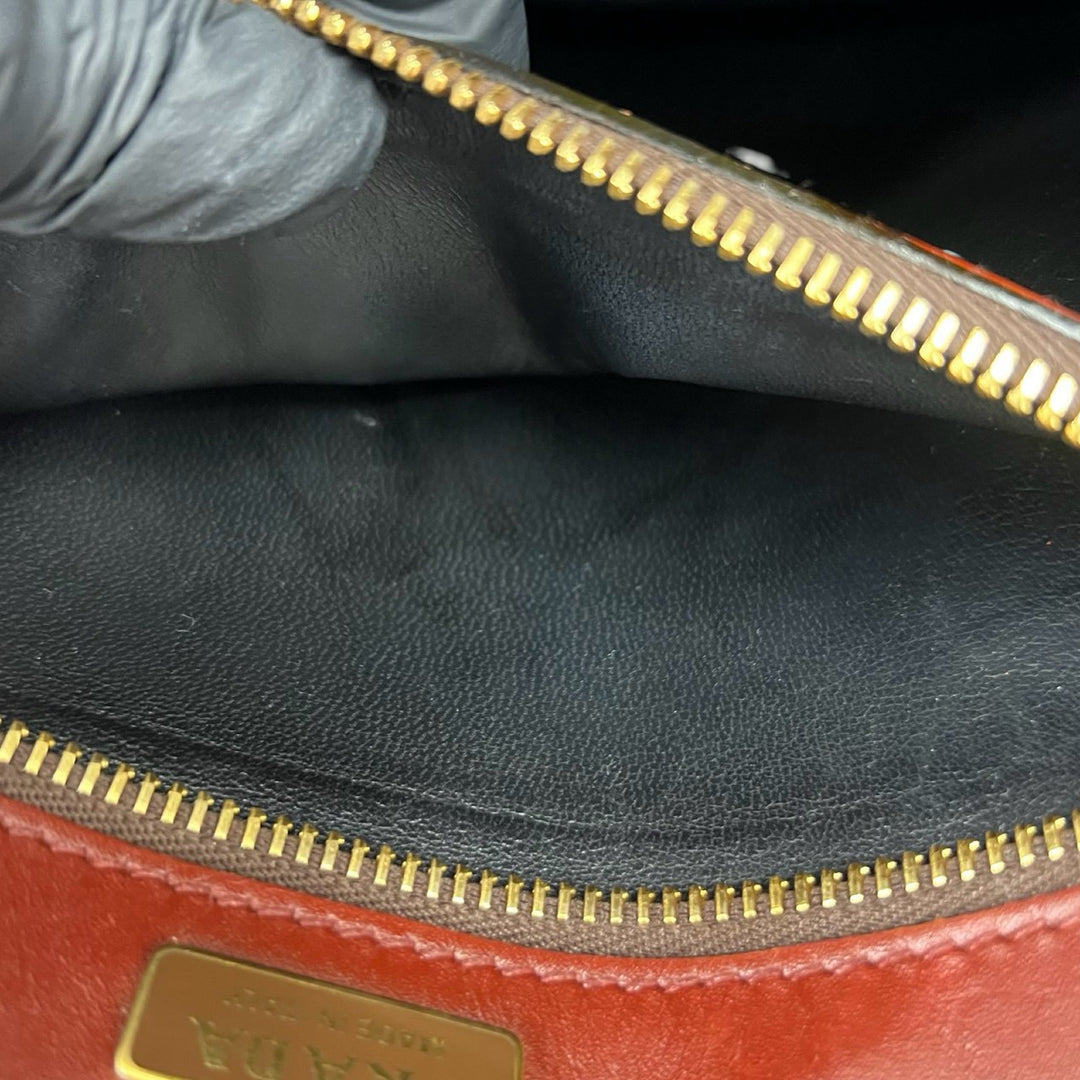 shoulder bag prada cahier lion head