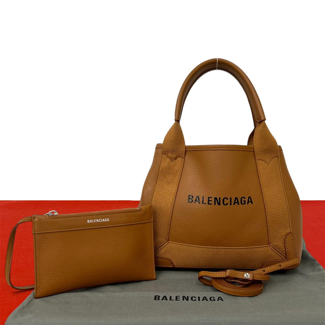 shoulder bag balenciaga navy cabas