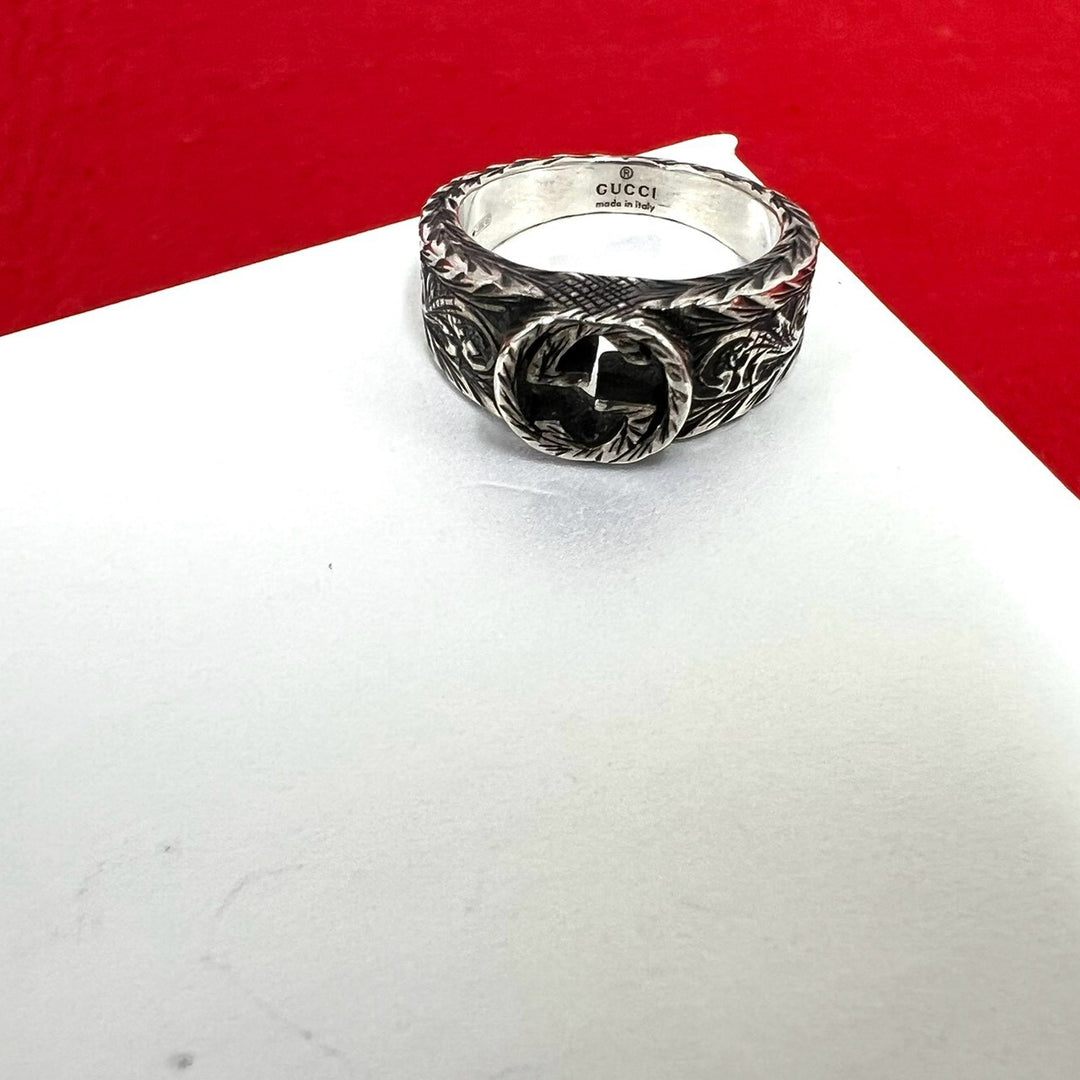 Rings Gucci Interlocking G Arabesque Ring