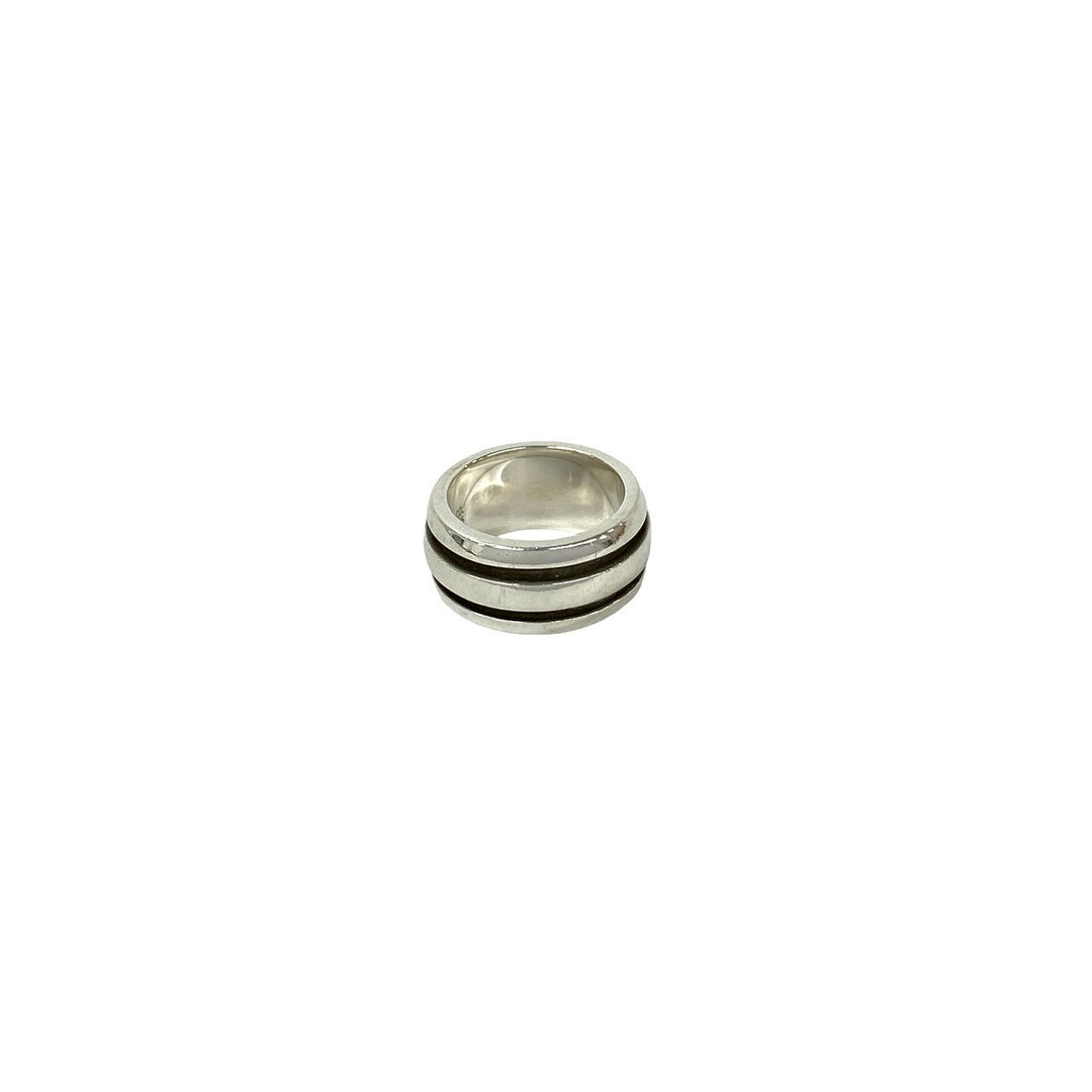 Rings Tiffany Grooved Double Line Ring