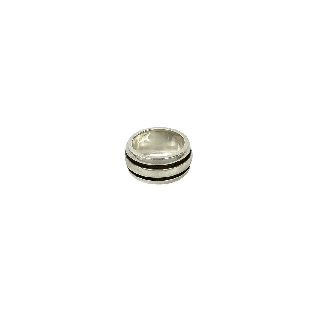 Rings Tiffany Grooved Double Line Ring