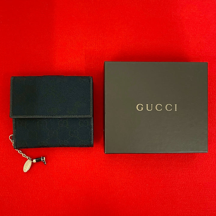 雙折皮夾 gucci